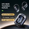 HTC Auricolari Wireless Bluetooth 5.4 HTC NE25 OWS con Traduttore AI per 135+ Lingue, Traduzione Faccia a Faccia, Controllo Touch
