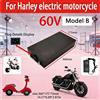 Ddadache Batteria per moto elettrica Harley agli ioni di litio da 60V, 20Ah/30Ah/40Ah opzionale, celle 18650, BMS integrato, alta potenza, -20°C ℃ ~60 ℃