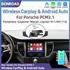 BONROAD Decoder Box Wireless CarPlay Android Auto per Porsche PCM3.1 Cayenne Panamera Macan 911 991 Cayman Boxster Anni 2010-2016 Modulo di Navigazione Bluetooth Wireless AirPlay MirrorLink Adattatore