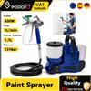 NONE Podofo 21V Macchina a spruzzo airless ad alta pressione, spruzzatore elettrico a batteria senza fili, pistola a spruzzo portatile brushless da 1,7L con interfaccia batteria Makita per mobili, pareti e