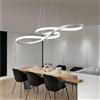 JOYINLED Lampadario LED Moderno JOYINLED con Telecomando, Luce Pendente Dimmerabile 3000K-6500K Regolabile per Sala da Pranzo, Isola Cucina, Camera da Letto