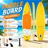 NONE Tavola da SUP gonfiabile antiscivolo rinforzata da 11'×33''×6'' con kit completo di accessori deluxe per tutti i livelli di abilità negli sport acquatici