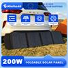 SMARAAD Pannelli solari pieghevoli leggeri e portatili da 200W per attività all'aperto, impermeabili IP67, prodotti in Polonia.