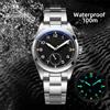 ADDIESDIVE Orologio di Lusso da Uomo 36mm, Resistente all'Acqua 100m, Vetro Bombato K1, BGW9 + C3 Super-LumiNova, Movimento VH60, Acciaio Inossidabile