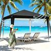 HGTUGO Gazebo Pop-Up 3x3m con Telo 420D Impermeabile e Protezione UV, Tenda per Feste all'Aperto con Corde Antivento e Picchetti per Giardino, Spiaggia, Mercato