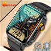 ChiBear Nuovo Smartwatch Militare GPS 1.95 Pollici per Uomo, Monitoraggio Frequenza Cardiaca, Chiamate Bluetooth, Compatibile Android iOS, Impermeabile IP68