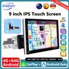 Podofo Autoradio Universale Android 15.0 da 9 Pollici con Carplay Wireless, Schermo Touch, WIFI, BT, DAB+, USB, Telecamera Posteriore, Sistema Multimediale Intelligente per Auto
