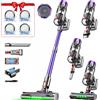 Fixtfixer Aspirapolvere Senza Fili, 65Kpa/500W, 60 Minuti di Autonomia, Aspirapolvere Verticale con Filtro HEPA, Aspirapolvere Portatile per Pavimenti, Divani, Case Amichevoli agli Animali Domestici