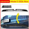 USVOTOV Per Tesla Model 3 2026 Inserti Griglia Anteriore a Rete, Griglia di Ventilazione per Presa d'Aria Paraurti, Copertura Ventilazione Sotto Sedile, Accessori Anti-blocco