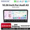 MEKEDE EU Warehouse Sistema operativo Android 10.26 pollici Touch Screen Wireless CarPlay Android Auto 8-Core 2 Din Autoradio per Audi A3 8P 2003-2013 Navigazione GPS FM Audio Stereo Lettore