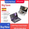 MicroData AYN Thor Console di Gioco Portatile con Doppio Schermo OLED da 6'', CPU Qualcomm Snapdragon, Android 13, Batteria da 6000mAh, Joystick Hall