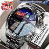 GUHUAVMI Smartwatch Uomo 2026 Nuovo con Batteria Ultra Resistente da 1000mAh, Schermo AMOLED da 1,7 Pollici, Chiamate Bluetooth, Cardiofrequenzimetro, Impermeabile, Tracker Fitness Sportivo, Smartwatch