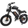NONE Bicicletta Elettrica JKING FXH 48V 15.6AH con Batteria Rimovibile, Pneumatici Fat da 20 Pollici, Doppio Ammortizzatore, E-bike per Adulti per Fuoristrada e Tutti i Terreni