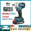 ELOOLE Avvitatore a impulsi brushless da 280 N.m, 1/2 pollice, elettrico senza fili, con attacco quadrato, per batteria Makita 18V