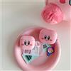 Bandai Custodia per auricolari Airpods 5 4 2 3 1 Pro 3 2 con simpatico design a tema anime e personaggio Kirby, cover rigida protettiva per cuffie Bluetooth wireless