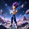 Bandai Statuetta di Dragon Ball Z Majin Vegeta 27cm/10.63 pollici, Action Figure Ultra Vegeta Super Saiyan, Modellino da Collezione YJ, Giocattoli e Regali