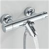 quyanre Set Rubinetti Doccia Termostatici, Miscelatore Termostatico per Bagno, Valvola Miscelatrice per Bagno, Rubinetto Vasca