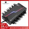Thermalright ARGB FAN HUB X12 Distributore di Ventole IR, Controller ARGB con Controllo della Temperatura PWM e Telecomando IR