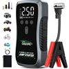 BSMOOM Avviatore di Emergenza con Compressore d'Aria 150PSI, Booster Portatile per Batteria Auto 3000A (Per Tutti i Motori a Benzina/Diesel 16L)
