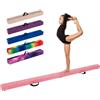 NONE Trave da ginnastica pieghevole da 9 piedi con base antiscivolo - Rosa