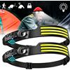 BALDR Potente Lampada Frontale a Induzione COB LED Ricaricabile USB Impermeabile per Campeggio, Pesca, Escursionismo e Lavoro