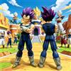 Bandai Statua YJ Dragon Ball Z Majin Vegeta, Figura Ultra Vegeta Super Saiyan 27cm/10.63 pollici, Action Figure da Collezione, Modellini Giocattolo, Regali