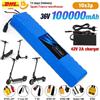 Ddadache Batteria al litio ricaricabile 10S3P 36V 100Ah 18650, 1000W di potenza, per bicicletta modificata, scooter elettrico, veicolo, con BMS + caricatore 54.6V