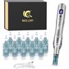 Mas.pen Penna Elettrica Professionale per Dermapen N6 con 8 Livelli di Velocità Regolabili e 10 Cartucce Dermapen