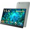 amoudo Monitor Portatile Amoudo 15.6 Pollici 1920x1080P, Pannello LCD IPS, Display Estensibile, VESA, USBC, Mini HDMI
