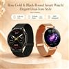 NONE Orologio Smart Donna 1,39" HD Rotondo, Bracciale Rete Metallica Sottile, Chiamate Bluetooth, Quadrante Personalizzabile, IP67, 178 Modalità Sportive, Monitor Salute, Sonno e Femminile, Assistente