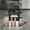 BEGRINT Kit ugello hotend Flashforge AD5X assemblato integrato 450 ℃ Parti di ricambio per ugello in acciaio temprato ad alto flusso per Flashforge AD5X