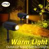 XIWANGFIRE Faretti LED Solari da Esterno per Cortile, Luci Decorative Impermeabili per Giardino, Illuminazione Atmosferica con 2 Modalità per Alberi e Giardini
