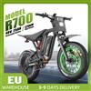 DEEPOWER Bicicletta Elettrica da Montagna per Adulti R700, E-Bike con Pneumatici Larghi da 20 Pollici, Motore ad Alta Velocità da 1500W, Batteria al Litio Rimovibile da 52V 25Ah, Bici Elettrica per Tutti i