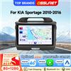 OSSURET Consegna Rapida Autoradio Android 14 da 9 Pollici 2 Din per KIA Sportage 2010-2016 con Qualcomm Snapdragon 6115 Octa Core, Navigazione GPS, Bluetooth Vivavoce, SWC, Carplay Wireless, Android