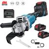 Seeiswork Smerigliatrice Angolare Elettrica Brushless 12000 RPM 125MM a Velocità Variabile, Utensile per Taglio e Lavorazione del Legno, Compatibile con Batteria Makita 18V