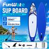 Funwater SUPFW53A Tavola SUP Gonfiabile Ultra-Leggera con Design Antiscivolo, Perfetta per Yoga Acquatico, Pesca, Surf e Viaggi all'Aperto