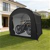 Bymaocar Tenda per Deposito Bici da Esterno in Tessuto Oxford 210D, con Telaio in Fibra di Vetro, Riparo Impermeabile Autoportante per Biciclette, Moto, Attrezzi da Giardino, Tosaerba, Include Borsa per il