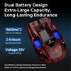 LOKEEVAN GPS Bait Boat D50E 15600*2 mAh 12V GPS+Beidou Doppio Posizionamento GPS+Beidou Barca da Pesca con Sonar Rilevamento Profondità e Temperatura dell'Acqua Tre Modalità di Velocità Telecomando