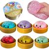 Bandai Nuovo Set da 1-12 Pezzi di Squishy a Forma di Raviolo Glitterato con Scatola, Giocattolo Sensoriale Antistress