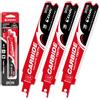 EZARC 3 Lame per Sega a Gattuccio in Carburo di Ossidiana (Pro) 6''/9'' 8TPI Endurance Ultra per Metallo Spesso, Ghisa, Acciaio Legato