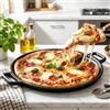 Vacclo Padella Antiaderente per Pizza in Ghisa, Padella per Uova e Pancake, Pentola per Pasta e Bistecche, Compatibile con Piani a Induzione e Fornelli a Gas