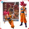Bandai Action Figure Bandai Dragon Ball SHF Super Saiyan God Aura Goku 3.0, Statuetta da Collezione ad Alta Posabilità, Giocattolo Anime per Uomini, Idea Regalo