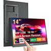 Anmite Monitor portatile touch da 14 pollici, non touch, opzionale, 16:10, 400cd/m2, display espandibile per computer da gioco, per Xbox, PS4/5, Switch, laptop