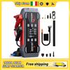 BSMOOM Avviatore d'emergenza per auto con compressore d'aria da 150 PSI, avviatore portatile con picco di 9000A e funzione power bank, dispositivo di avviamento auto con porte USB e torcia LED.