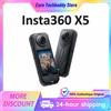 Insta360 X5 8K VR 360 ° Videocamera Sportiva d'Azione | Impermeabile fino a 15 m, AI, modalità notturna PureVideo