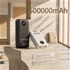 Hinne Power Bank ad alta capacità da 50000 mAh, ricarica super veloce da 66 W, ricarica fino a 3 dispositivi contemporaneamente, torcia a LED, caricabatterie portatile universale per iOS e Android, viaggi,