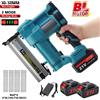 GECOFEER Pistola per Chiodi Elettrica Brushless 2in1 F15-F50 K410-K438, Graffatrice Senza Fili, Chiodatrice per Carpenteria, Utensile Elettrico per Batterie Makita 18V