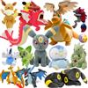 Aoger Peluche Pokémon Mega Dragonite, Giocattoli di Peluche Gyarados, Sprigatito, Zoroark, Lugia, Umbreon, Piplup, Bewear, Tyranitar, Espurr, Eevee