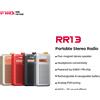 FiiO Radio FM portatile FIIO RR13, radio tascabile ricaricabile con altoparlante integrato, sintonizzatore analogico, antenna esterna