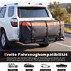 NONE Box portabagagli posteriore per gancio traino, 453L, PVC, impermeabile, pieghevole, con cinghie rinforzate, borsa da viaggio per auto